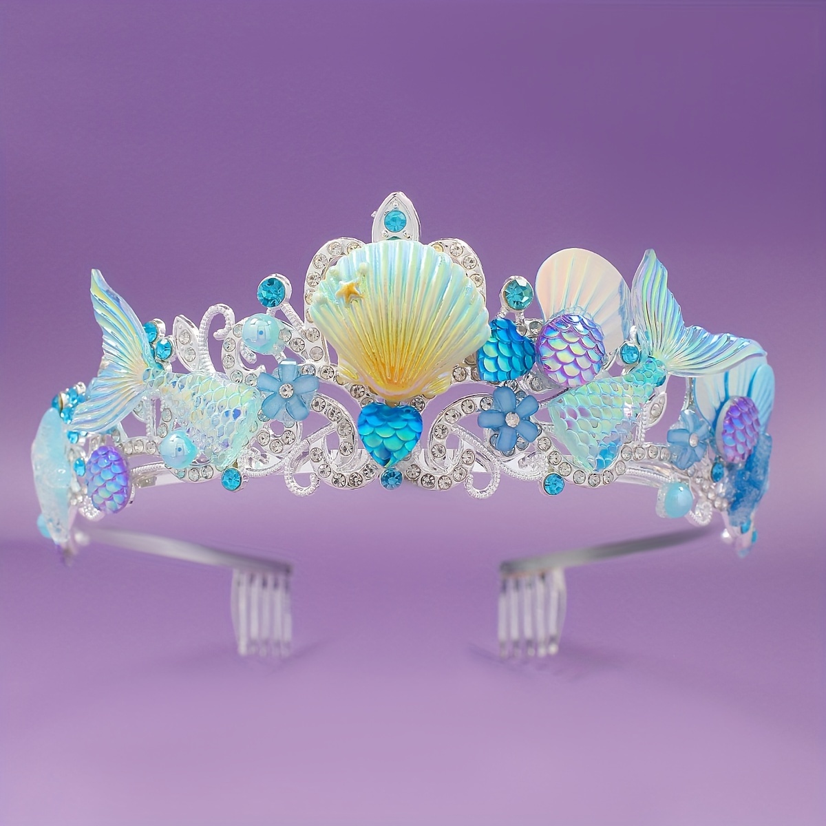 Supply Event - 2025 New Mermaid Hair Comb Crown