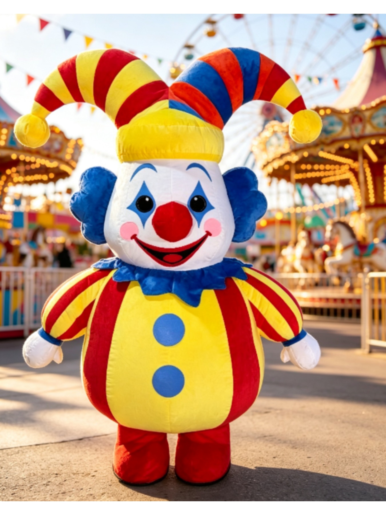Inflatable Circus Clown Mascot - Event & Party Supply ulasan dan harga