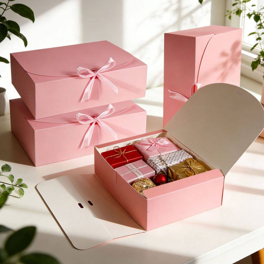 5pcs Fashionable Pink Flip Cov - Event Party Box ulasan dan harga