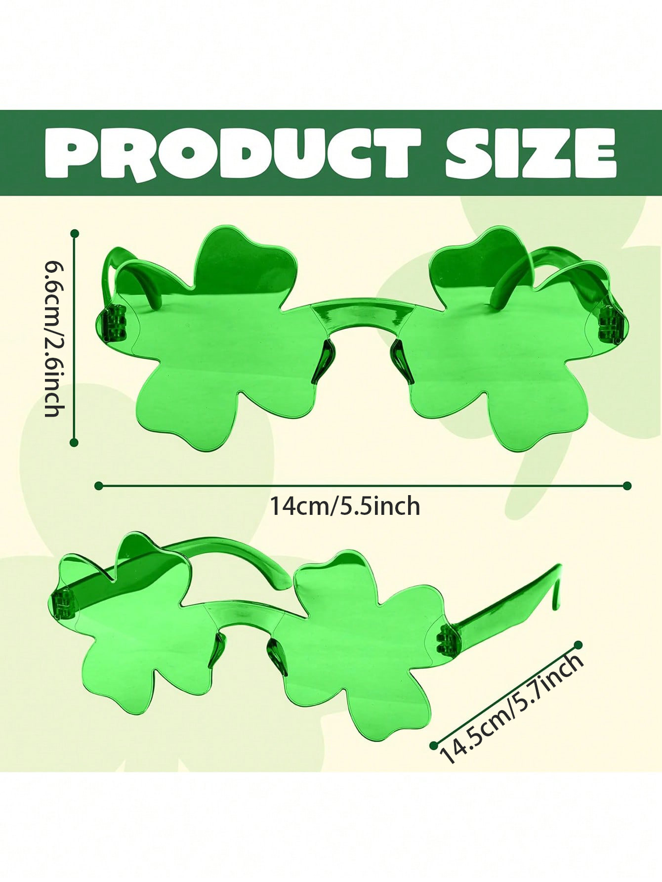 12/6/1 Pair St. Patrick's Day  - Event & Party Supply ulasan dan harga