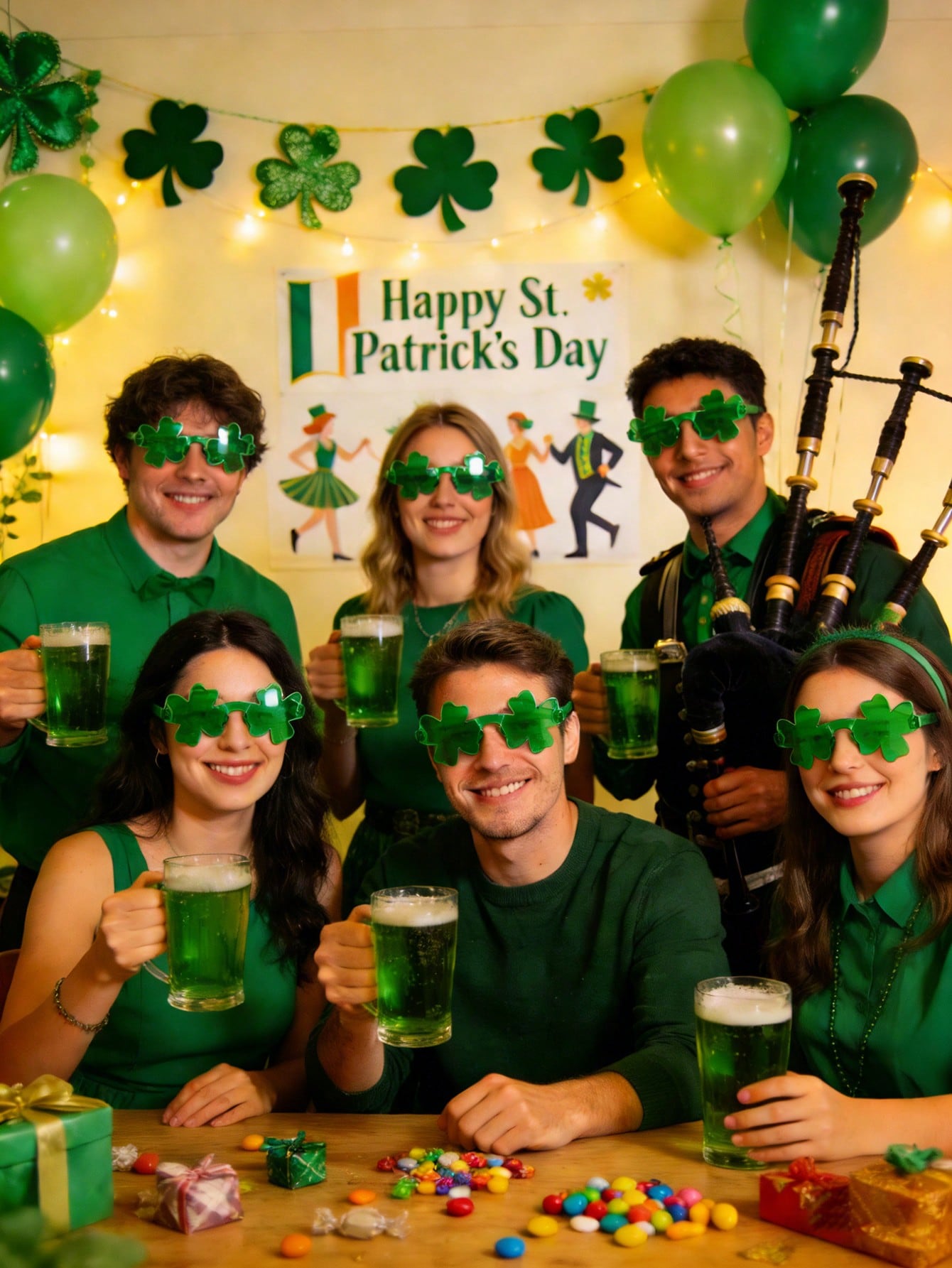 12/6/1 Pair St. Patrick's Day  - Event & Party Supply ulasan dan harga